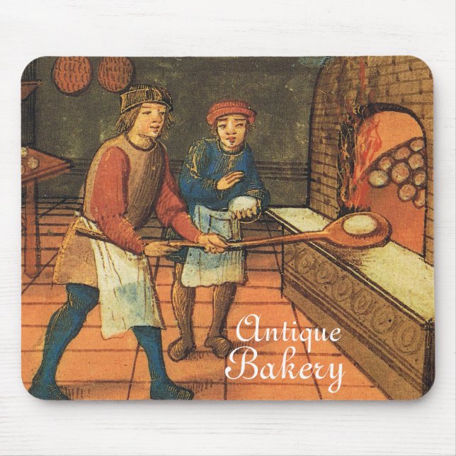 ANTIQUE OVEN BAKER, BAKERY BREAD SHOP MOUSEPAD (Vorne)