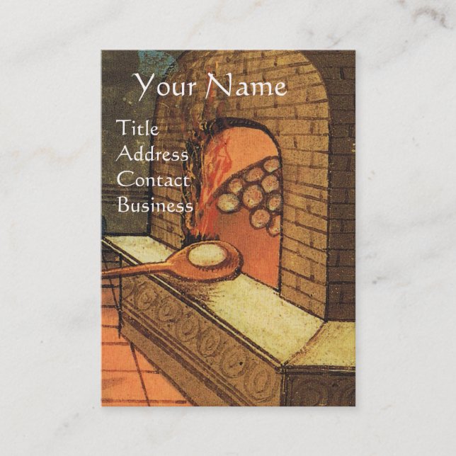 ANTIQUE OVEN BAKER, BAKERY BREAD SHOP VISITENKARTE (Vorderseite)