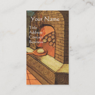 ANTIQUE OVEN BAKER, BAKERY BREAD SHOP VISITENKARTE