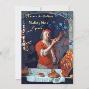ANTIQUE OVEN BAKERY FRÜHSTÜCK PARTY EINLADUNG