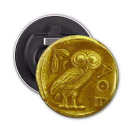ANTIQUE OWL GOLD COIN FLASCHENÖFFNER