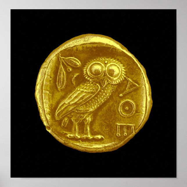 ANTIQUE OWL POSTER (Vorne)