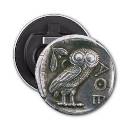 ANTIQUE OWL SILBERMÜNZEN FLASCHENÖFFNER
