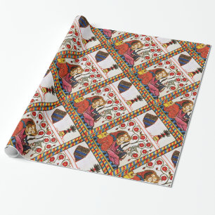 ANTIQUE-PARKPLATZ DER ETERNAL-LIEBE GESCHENKPAPIER