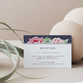 Antique Peony Wedding Card Einladung