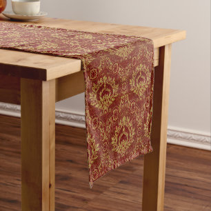 Antique Persian Safavid Ära Muster drucken Kurzer Tischläufer