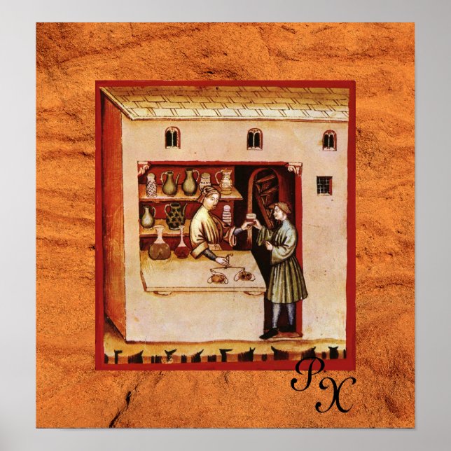 ANTIQUE PHARMAZIE, Apotheker, Arzneimittel, Arznei Poster (Vorne)