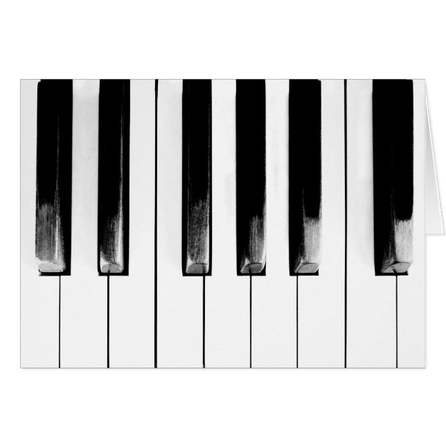 Antique Piano Keys (Vorderseite (Horizontal))