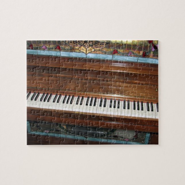 Antique Player Piano Jigsaw Puzzle (Horizontal)