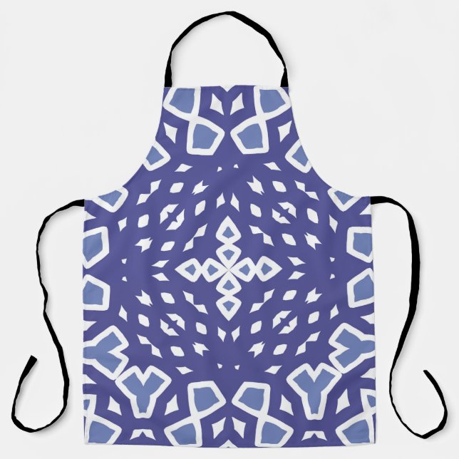 Antique portuguese azulejo ceramic. Original desig Schürze (Vorderseite)