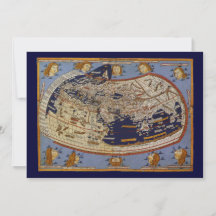 Antique Ptolemaic World Map, Johannes von Arnsheim