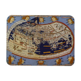 Antique Ptolemaic World Map, Johannes von Arnsheim Magnet
