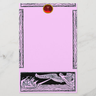 ANTIQUE REISE RUBY, rosa Briefpapier