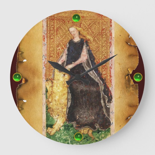 ANTIQUE RENAISSANCE STARTET DAS FORTITUDE- GROßE WANDUHR (Vorderseite)