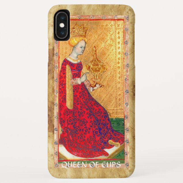 ANTIQUE RENAISSANCE-TAROTEN / KUPPENQUEEN Case-Mate iPhone HÜLLE (Rückseite)
