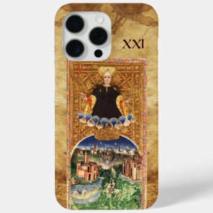 ANTIQUE RENAISSANCE TAROTKARTEN 21 / DIE WELT iPhone 15 PRO MAX HÜLLE