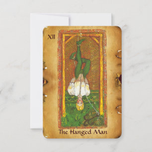 ANTIQUE RENAISSANCE TAROTS 12 / DER HANGTE MANN ANKÜNDIGUNG