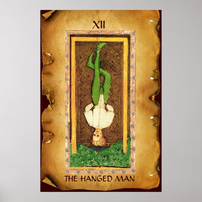 ANTIQUE RENAISSANCE TAROTS 12 / DER HANGTE MANN POSTER (Vorne)