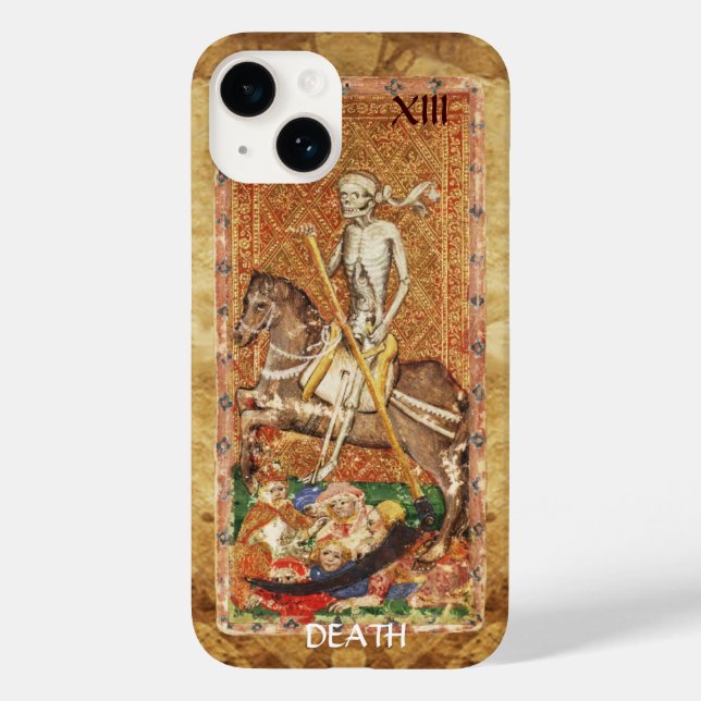 ANTIQUE RENAISSANCE TAROTS 13 / TOD Case-Mate iPhone HÜLLE (Rückseite)