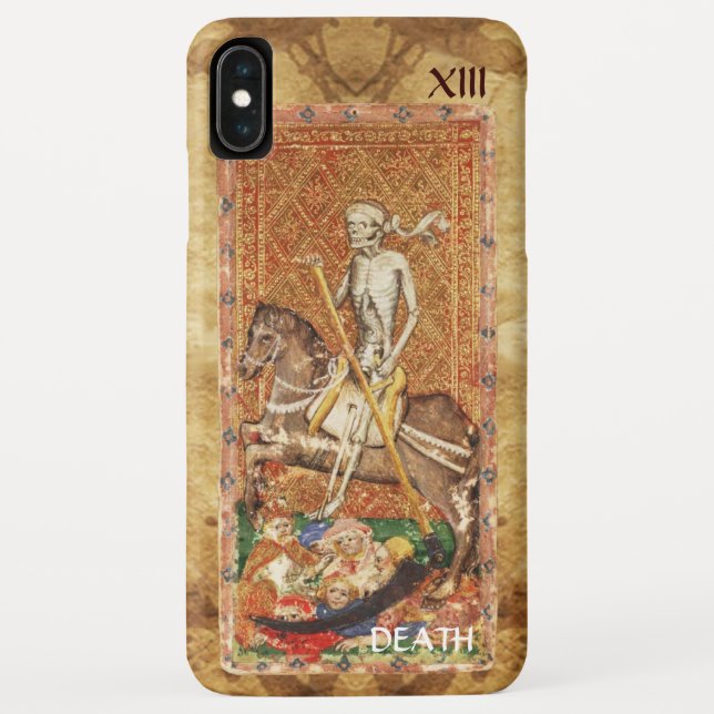 ANTIQUE RENAISSANCE TAROTS 13 / TOD Case-Mate iPhone HÜLLE (Rückseite)
