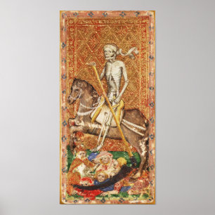 ANTIQUE RENAISSANCE TAROTS 13 / TOD POSTER