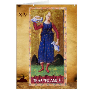 ANTIQUE RENAISSANCE TAROTS 14/TEMPERANZ