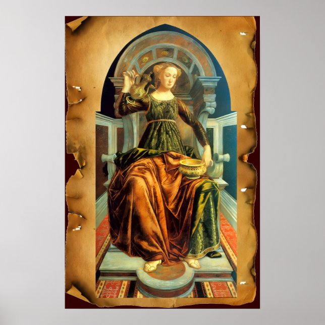 ANTIQUE RENAISSANCE TAROTS 14/TEMPERANZ POSTER (Vorne)