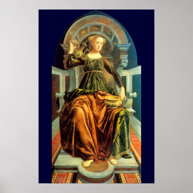 ANTIQUE RENAISSANCE TAROTS 14/TEMPERANZ POSTER (Vorne)