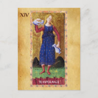 ANTIQUE RENAISSANCE TAROTS 14/TEMPERANZ