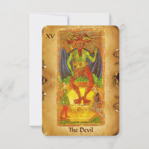 ANTIQUE RENAISSANCE TAROTS 15 / DIE DEVIL ANKÜNDIGUNG