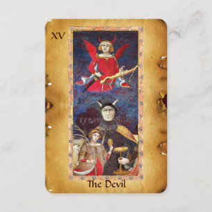 ANTIQUE RENAISSANCE TAROTS 15 / DIE DEVIL ANKÜNDIGUNG
