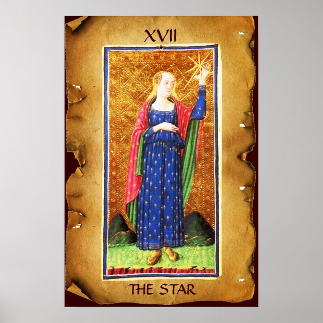 ANTIQUE RENAISSANCE TAROTS 17 / DIE STAR POSTER (Vorne)