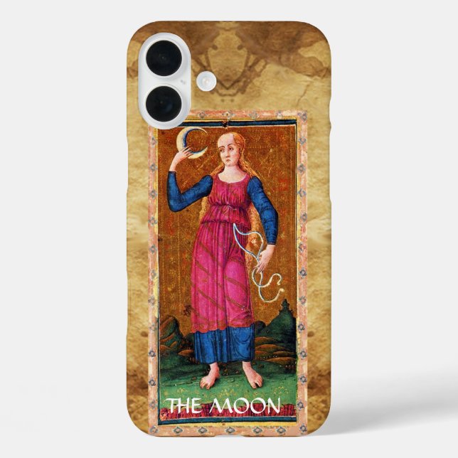 ANTIQUE RENAISSANCE TAROTS 18 / MOND Case-Mate iPhone HÜLLE (Rückseite)