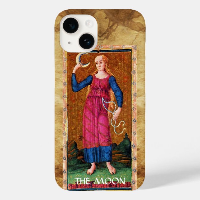 ANTIQUE RENAISSANCE TAROTS 18 / MOND Case-Mate iPhone HÜLLE (Rückseite)