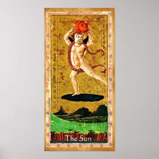 ANTIQUE RENAISSANCE TAROTS 19 / DIE SONNE POSTER (Vorne)