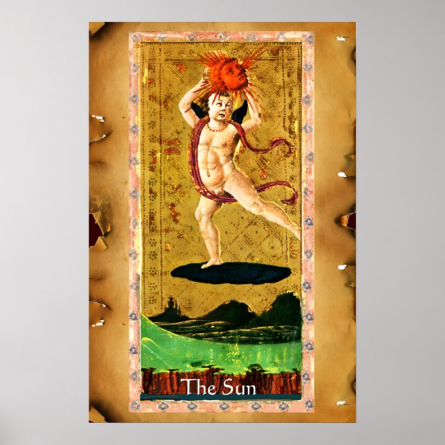 ANTIQUE RENAISSANCE TAROTS 19 / DIE SONNE POSTER (Vorne)
