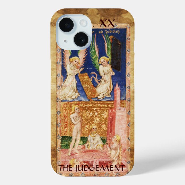ANTIQUE RENAISSANCE TAROTS 20 / DAS URTEIL Case-Mate iPhone HÜLLE (Rückseite)