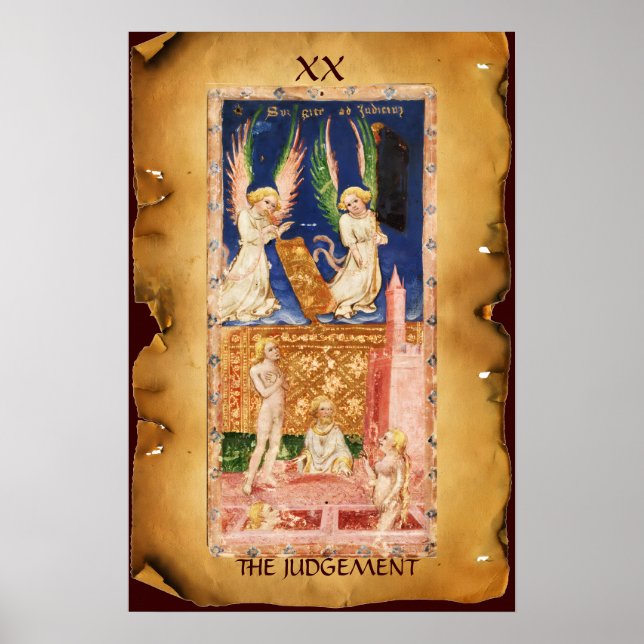 ANTIQUE RENAISSANCE TAROTS 20 / DAS URTEIL POSTER (Vorne)