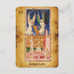 ANTIQUE RENAISSANCE TAROTS 20 / URTEIL ANKÜNDIGUNG