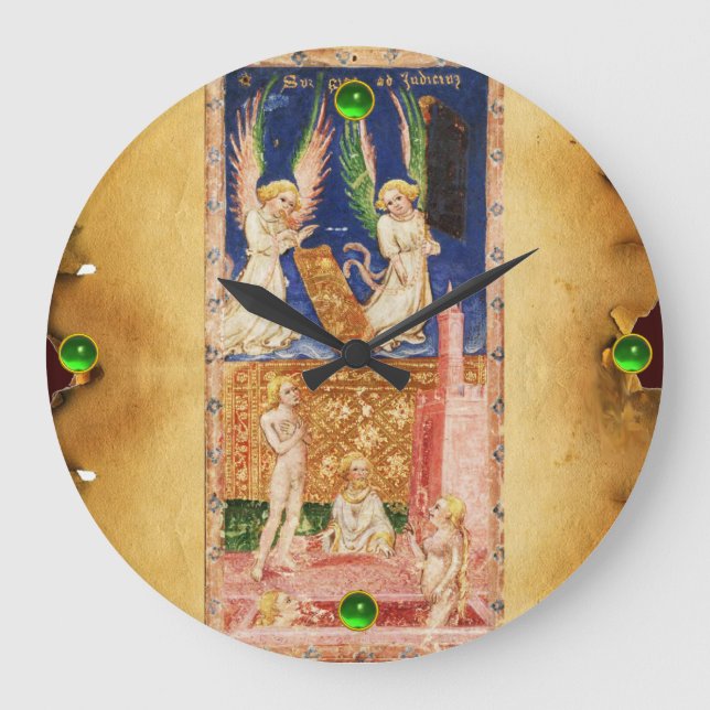 ANTIQUE RENAISSANCE TAROTS 20 /URTEIL GROßE WANDUHR (Vorderseite)