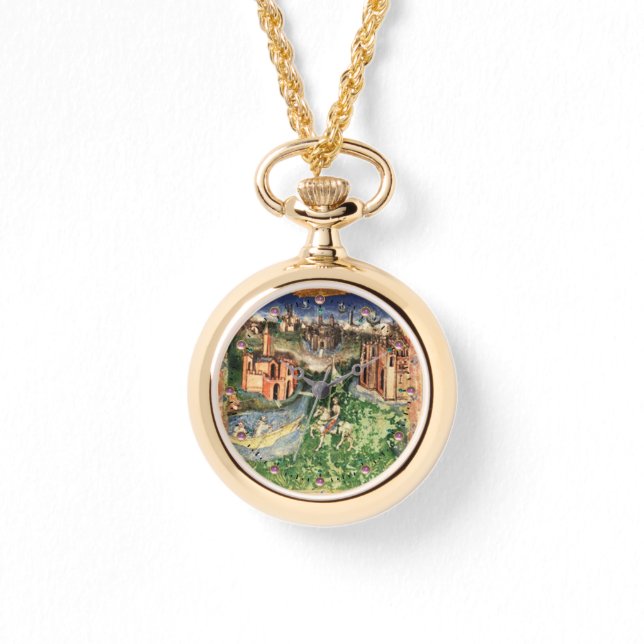 ANTIQUE RENAISSANCE TAROTS 21 / DIE WELT ARMBANDUHR (Vorderseite)