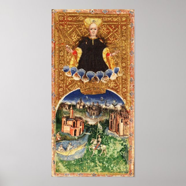 ANTIQUE RENAISSANCE TAROTS 21 / DIE WELT POSTER (Vorne)