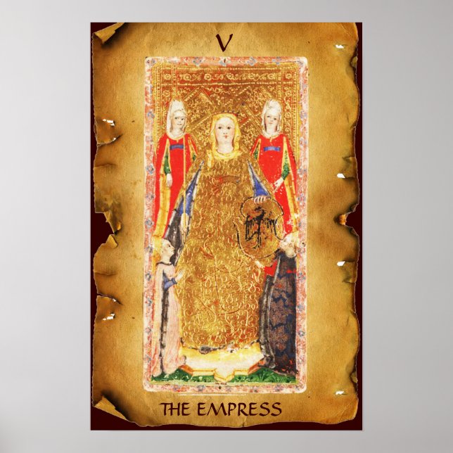 ANTIQUE RENAISSANCE TAROTS 5 / EMPRESS POSTER (Vorne)