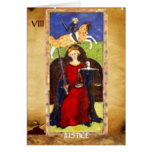ANTIQUE RENAISSANCE TAROTS 8 / JUSTIZ
