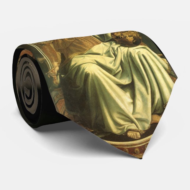 ANTIQUE RENAISSANCE TAROTS 8/ JUSTIZ KRAWATTE (Gerollt)