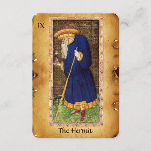 ANTIQUE RENAISSANCE TAROTS 9 / DIE HERMIT ANKÜNDIGUNG