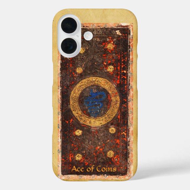 ANTIQUE RENAISSANCE TAROTS / COINACE Case-Mate iPhone HÜLLE (Rückseite)