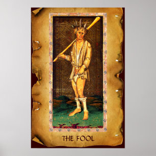 ANTIQUE RENAISSANCE TAROTS / DAS FOOL POSTER