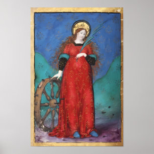 ANTIQUE RENAISSANCE TAROTS / DAS RÄDER VON FORTUNE POSTER