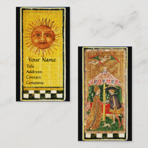 ANTIQUE RENAISSANCE TAROTS /DIE SONNE UND LIEBER VISITENKARTE